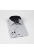 Slim Fit Uzun Kol Dijital Baskılı Desenli Erkek Gömlek 3GMK311642002