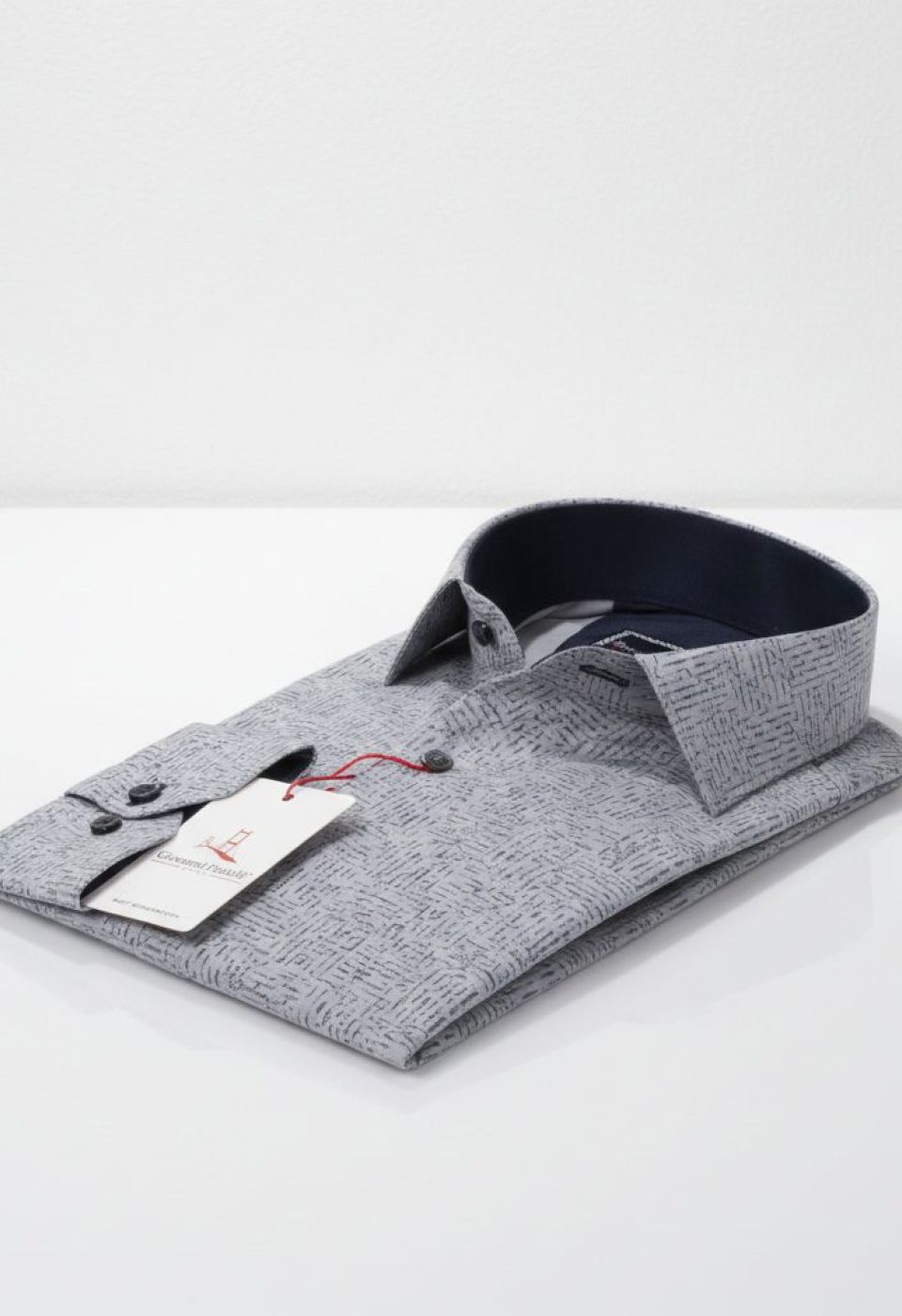 Slim Fit Uzun Kol Dijital Baskılı Desenli Erkek Gömlek 3GMK311642005