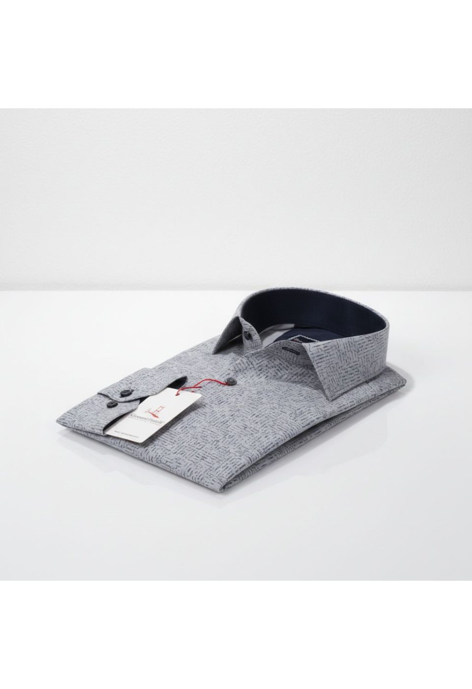 Slim Fit Uzun Kol Dijital Baskılı Desenli Erkek Gömlek 3GMK311642005 - Giovanni Fratelli