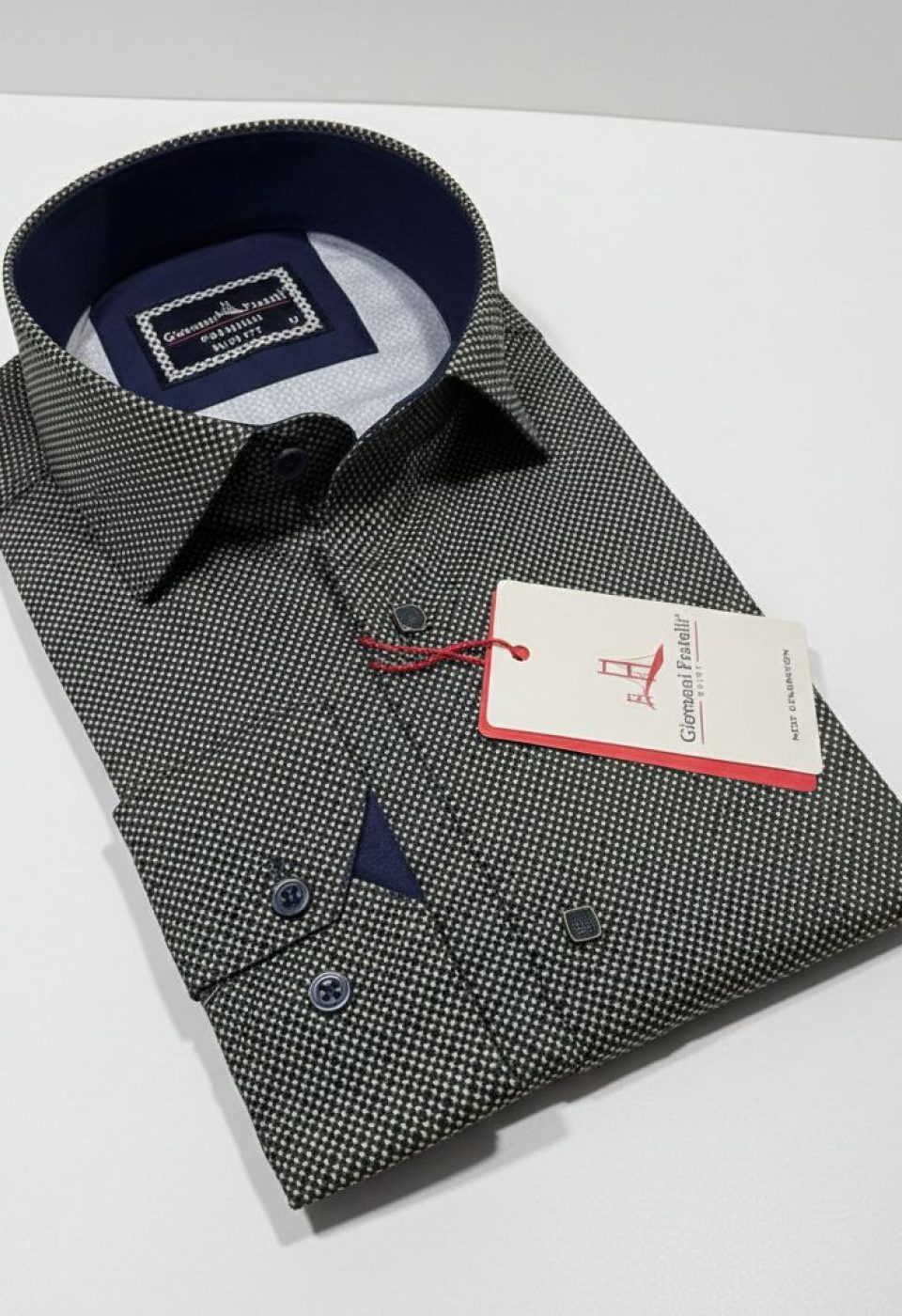 Slim Fit Uzun Kol Dijital Baskılı Desenli Erkek Gömlek 3GMK311643004