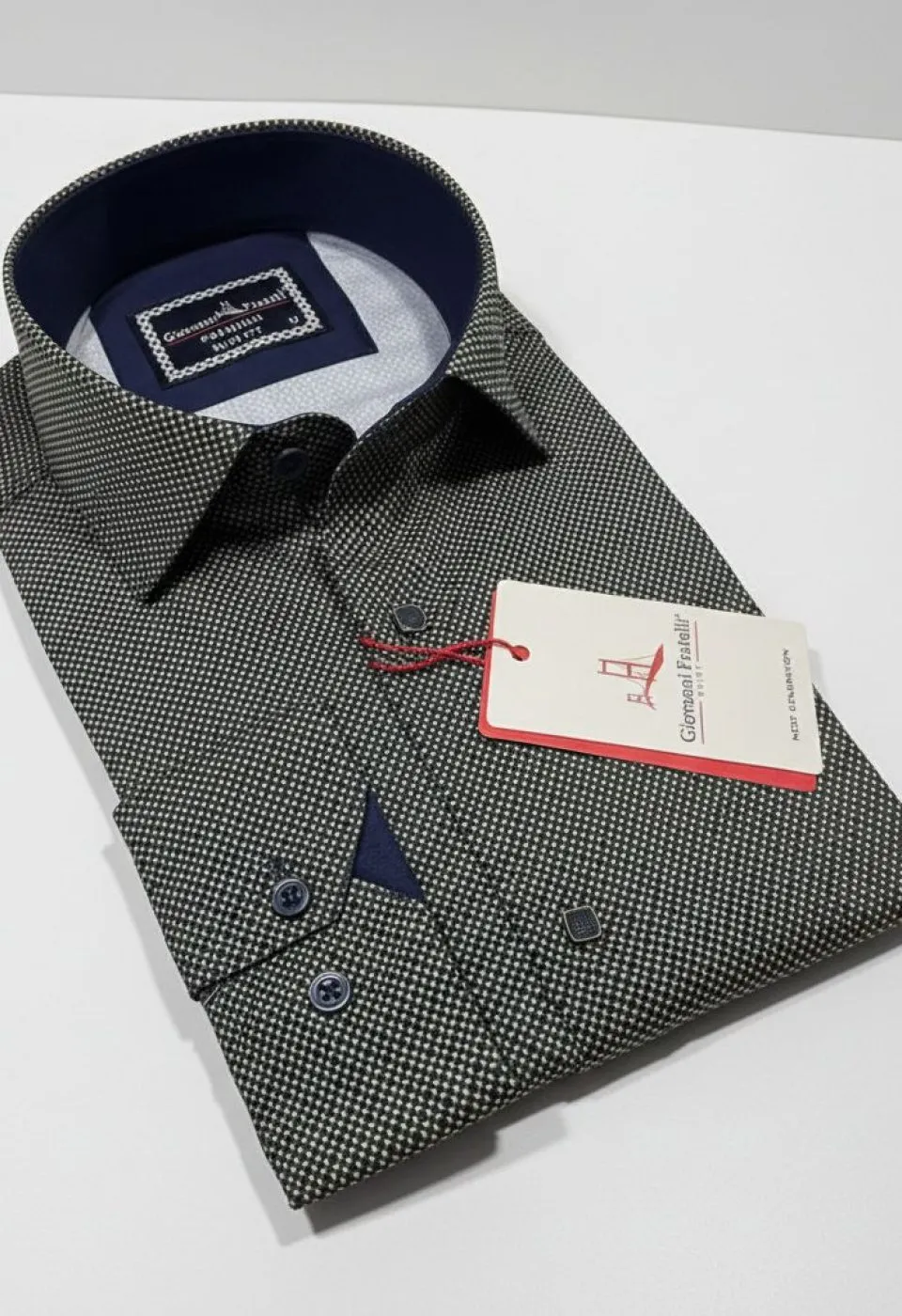 Slim Fit Uzun Kol Dijital Baskılı Desenli Erkek Gömlek 3GMK311643004