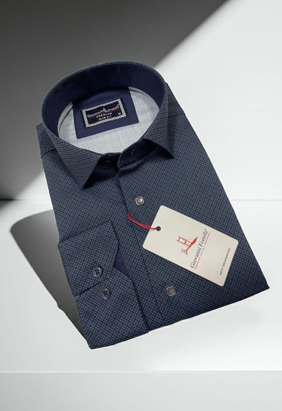 1643 CR DIGITAL 007 Slim Fit Uzun Kol Dijital Baskılı Desenli Erkek Gömlek 3GMK311643007 - Giovanni Fratelli