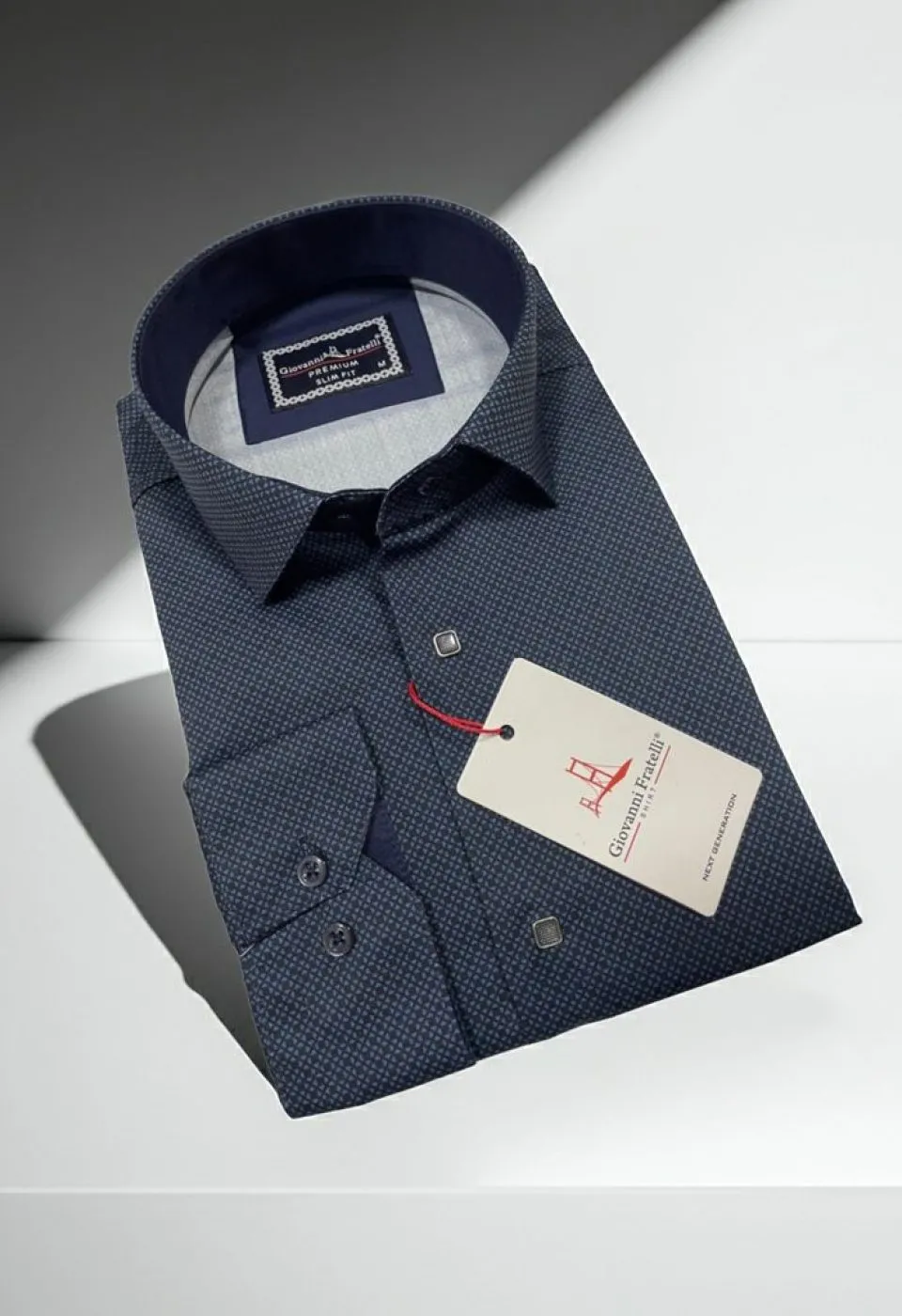 Slim Fit Uzun Kol Dijital Baskılı Desenli Erkek Gömlek 3GMK311643007 - Giovanni Fratelli