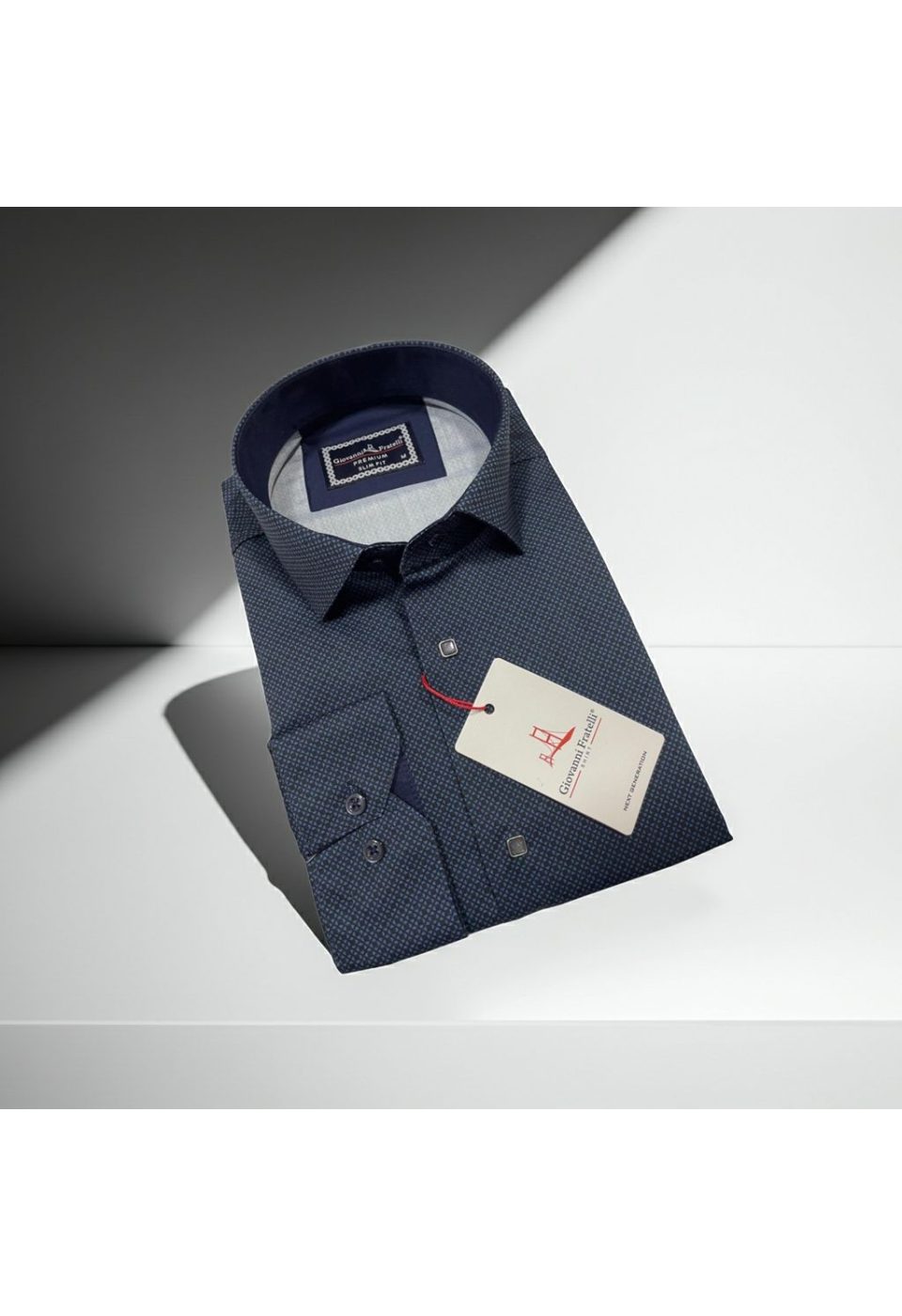 1643 CR DIGITAL 007 Slim Fit Uzun Kol Dijital Baskılı Desenli Erkek Gömlek 3GMK311643007 - Giovanni Fratelli