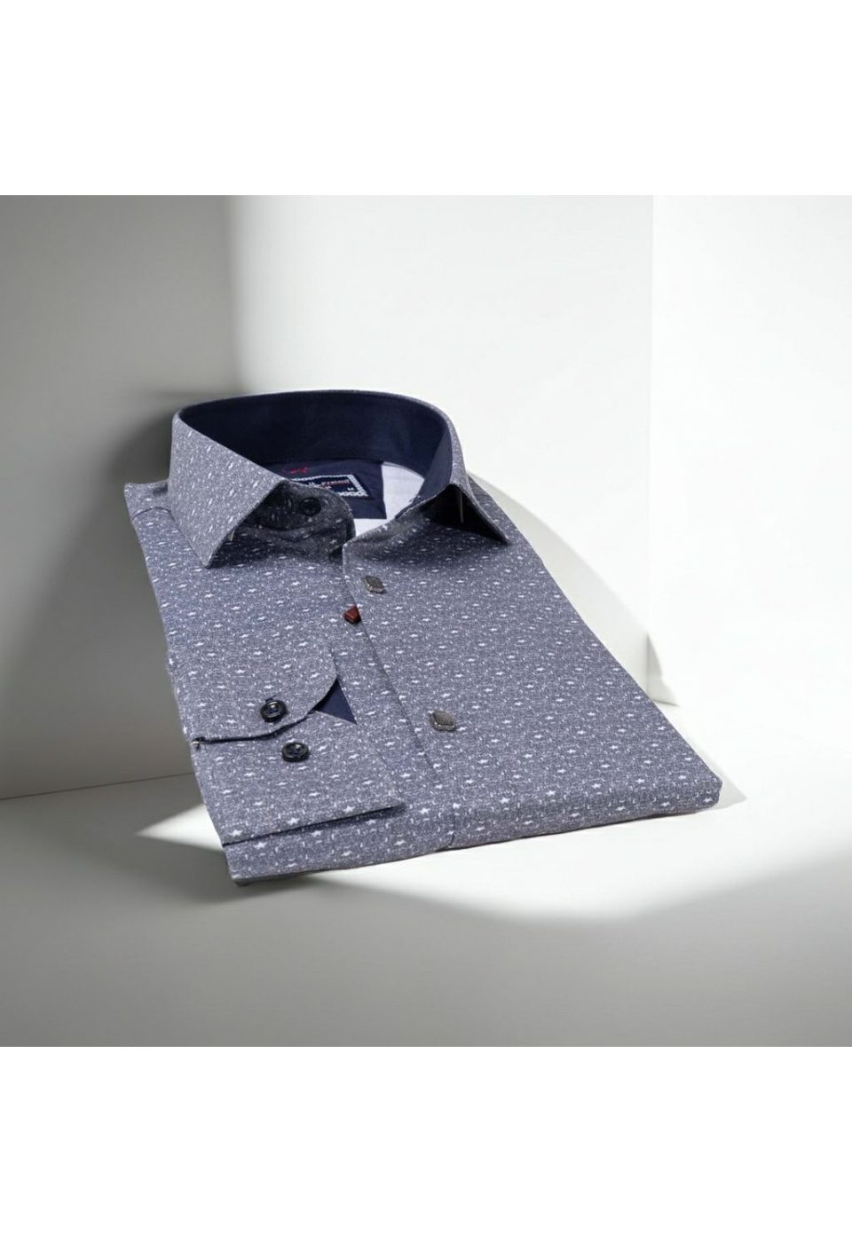 Slim Fit Uzun Kol Desenli Erkek Gömlek 3GMK311678007 - Giovanni Fratelli