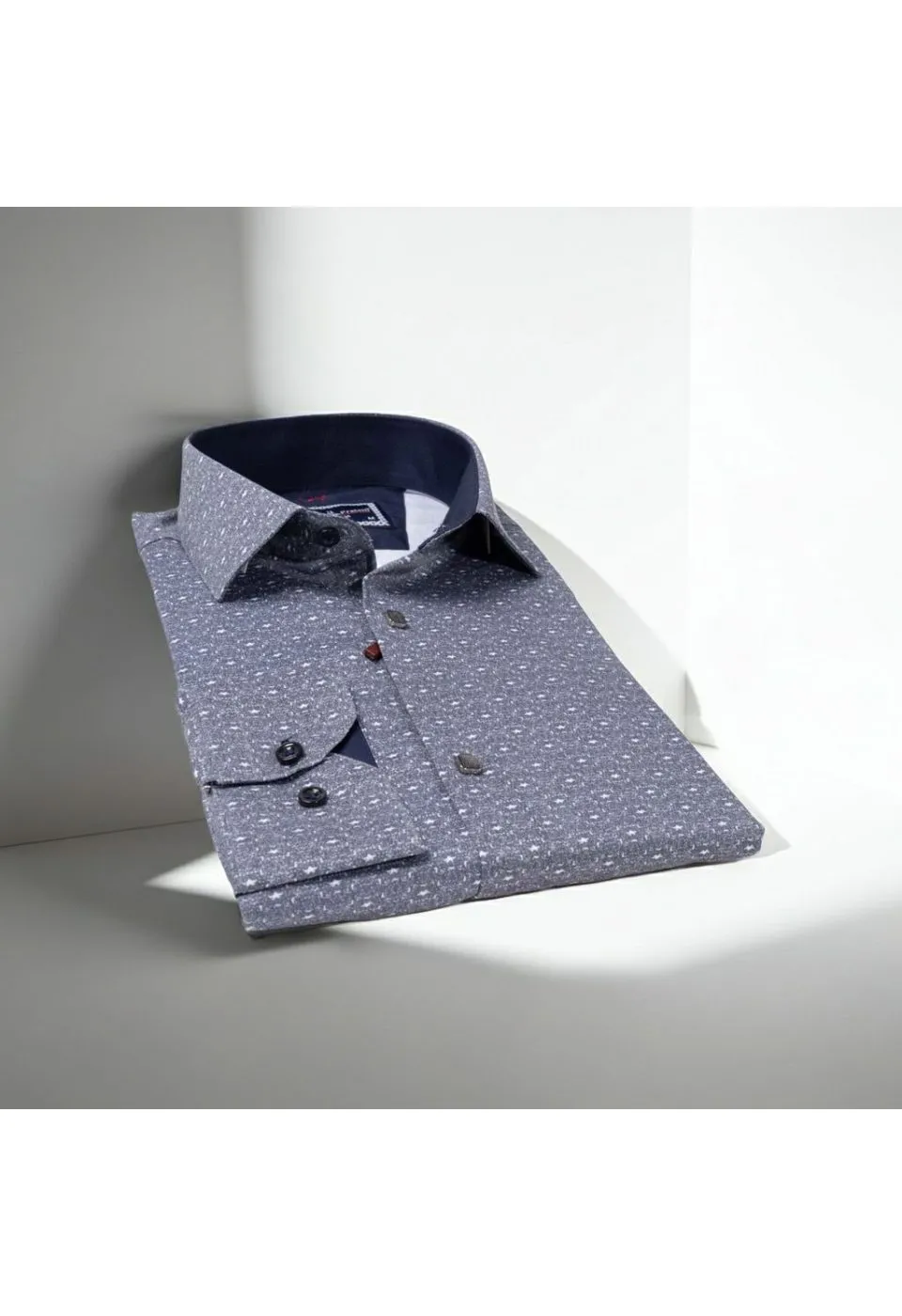 Slim Fit Uzun Kol Desenli Erkek Gömlek 3GMK311678007 - Giovanni Fratelli