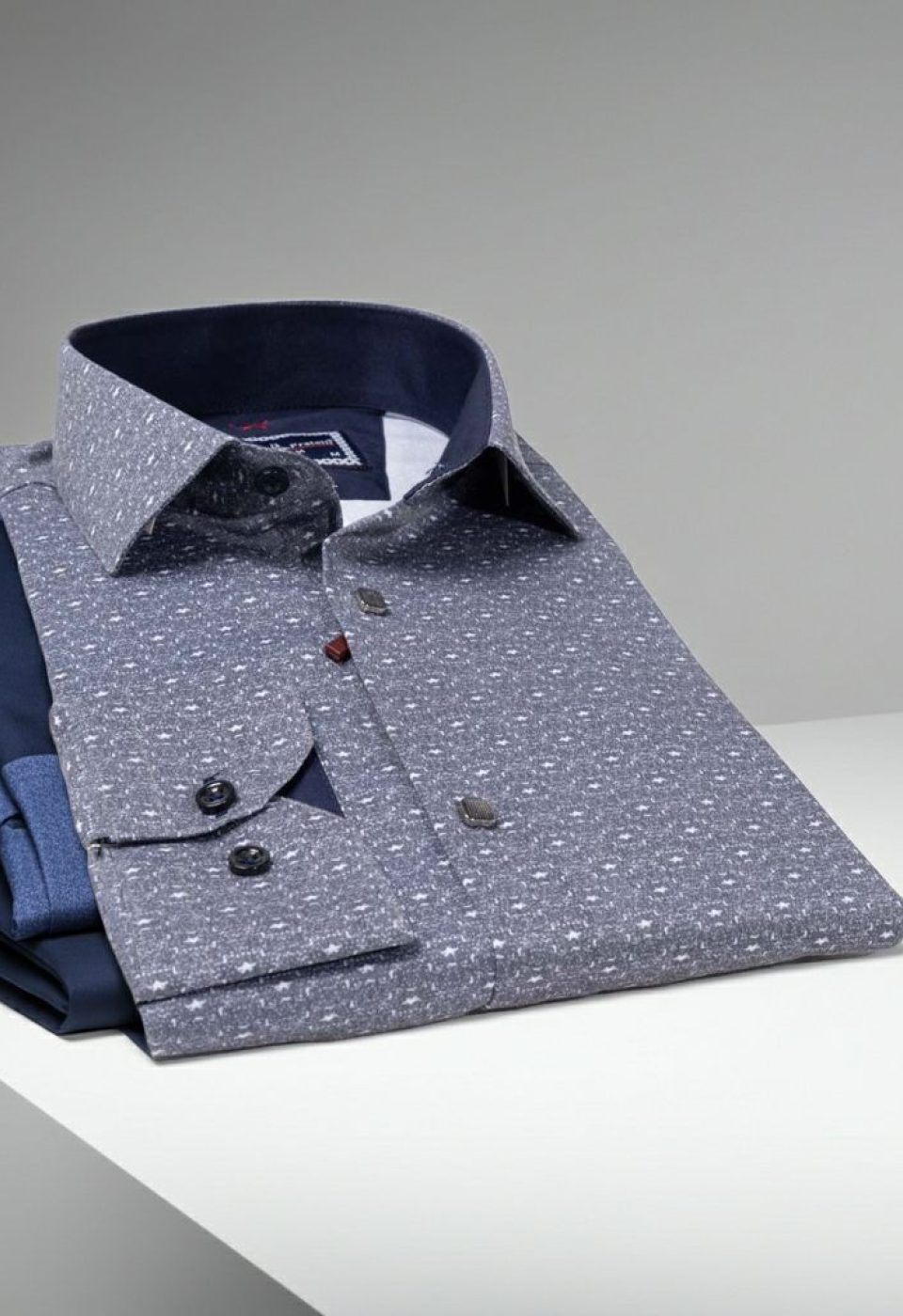 Slim Fit Uzun Kol Desenli Erkek Gömlek 3GMK311678007 - Giovanni Fratelli