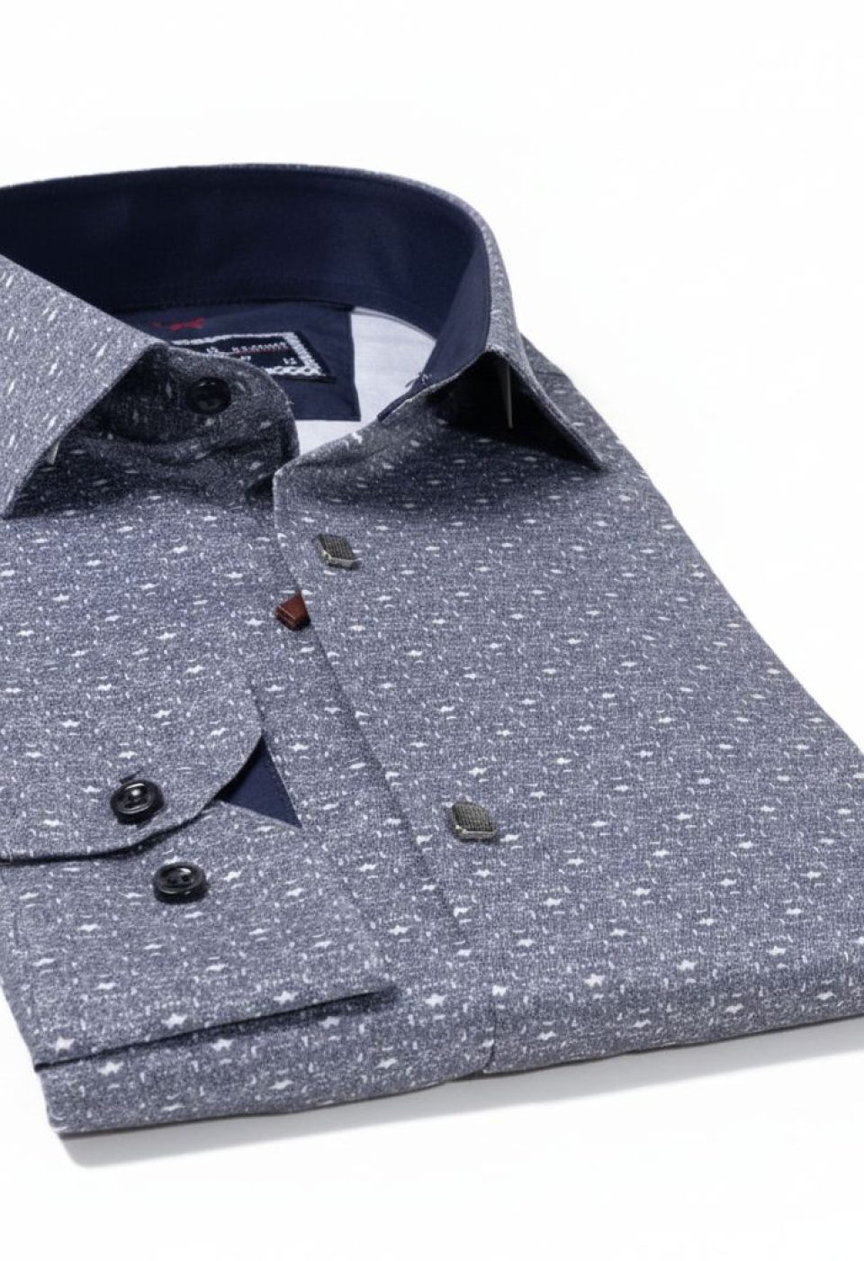 Slim Fit Uzun Kol Desenli Erkek Gömlek 3GMK311678007 Slim Fit Uzun Kol Desenli Erkek Gömlek 3GMK311678007