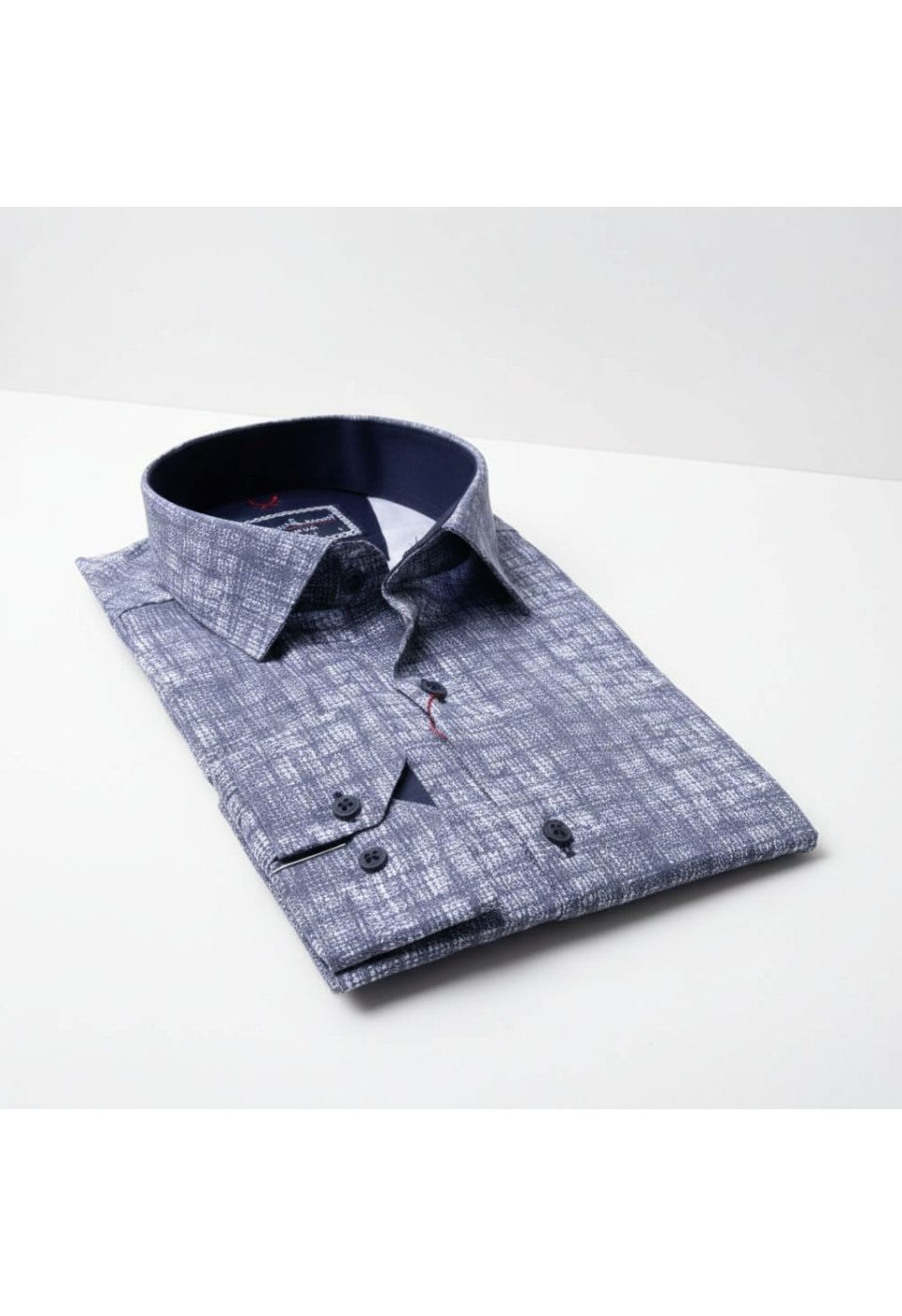 Slim Fit Uzun Kol Desenli Erkek Gömlek 3GMK311679001 - Giovanni Fratelli