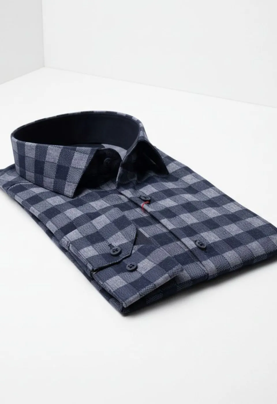 Slim Fit Uzun Kol Desenli Erkek Gömlek 3GMK311679004 - Giovanni Fratelli