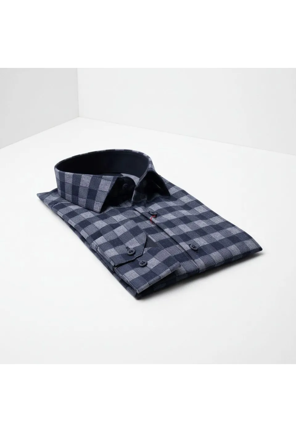 Slim Fit Uzun Kol Desenli Erkek Gömlek 3GMK311679004 - Giovanni Fratelli
