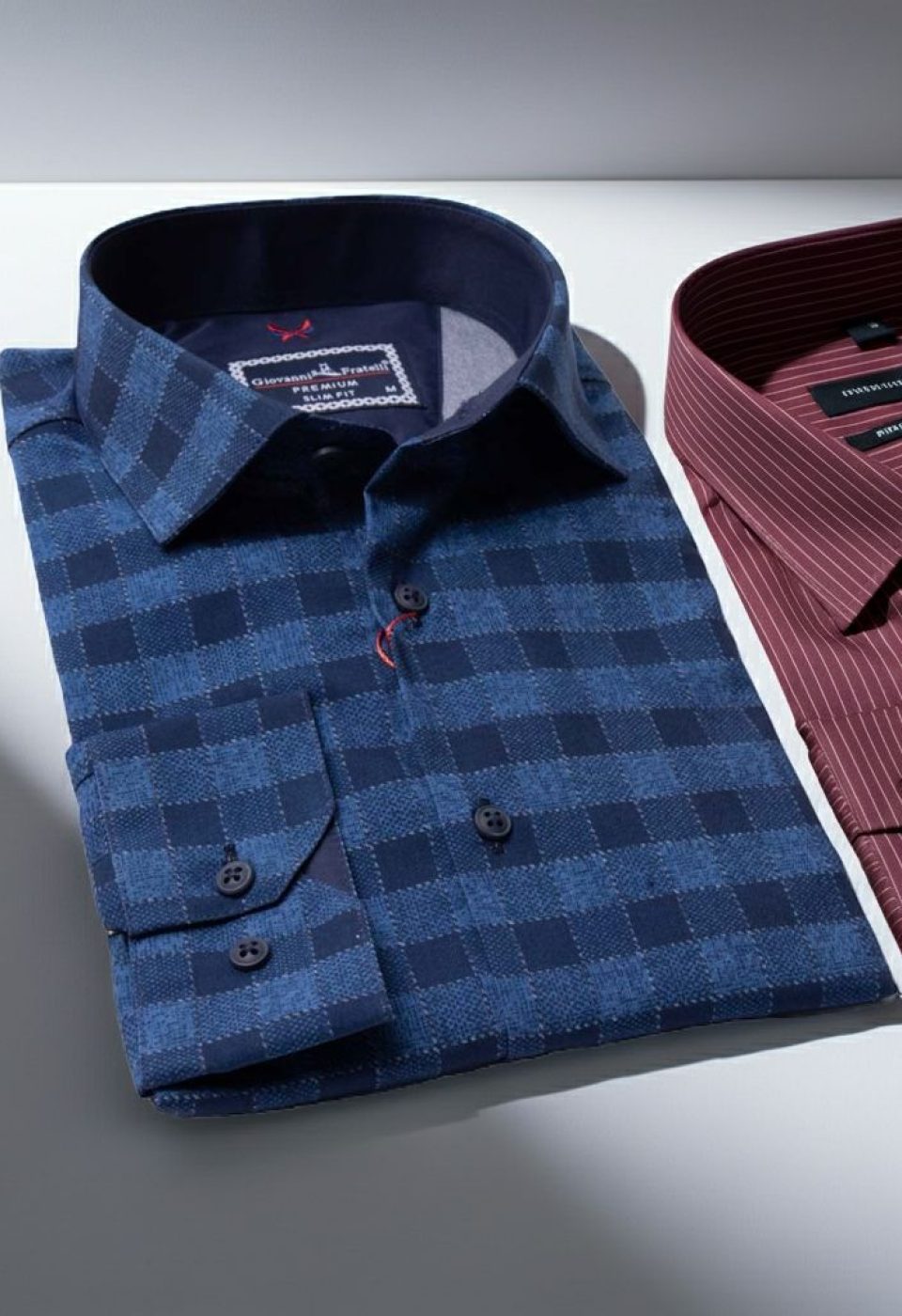 Slim Fit Uzun Kol Desenli Erkek Gömlek 3GMK311679016 - Giovanni Fratelli