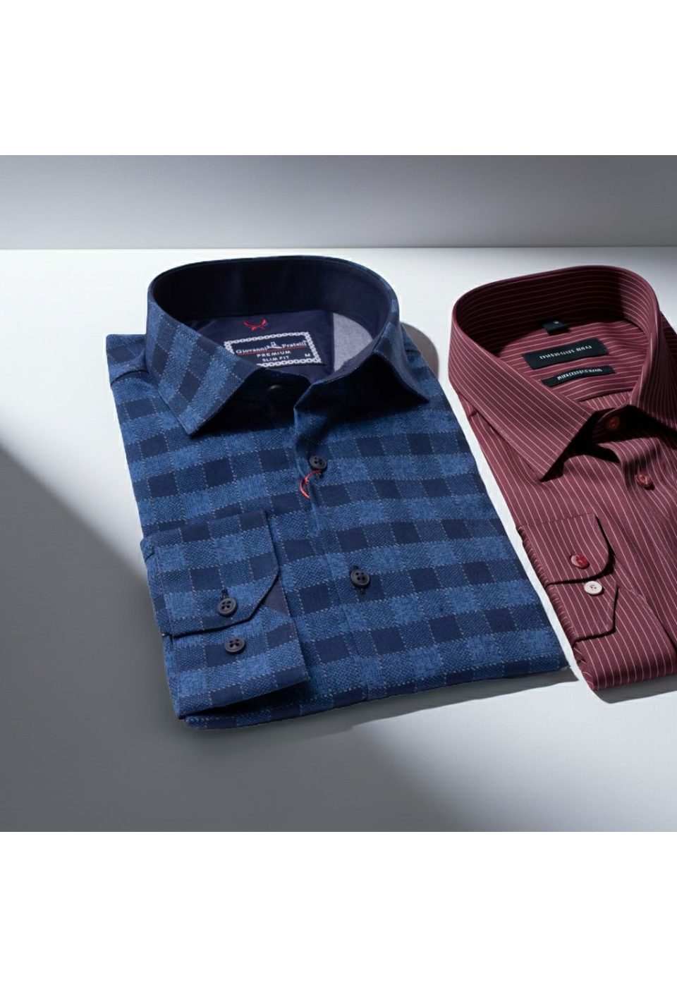Slim Fit Uzun Kol Desenli Erkek Gömlek 3GMK311679016 - Giovanni Fratelli