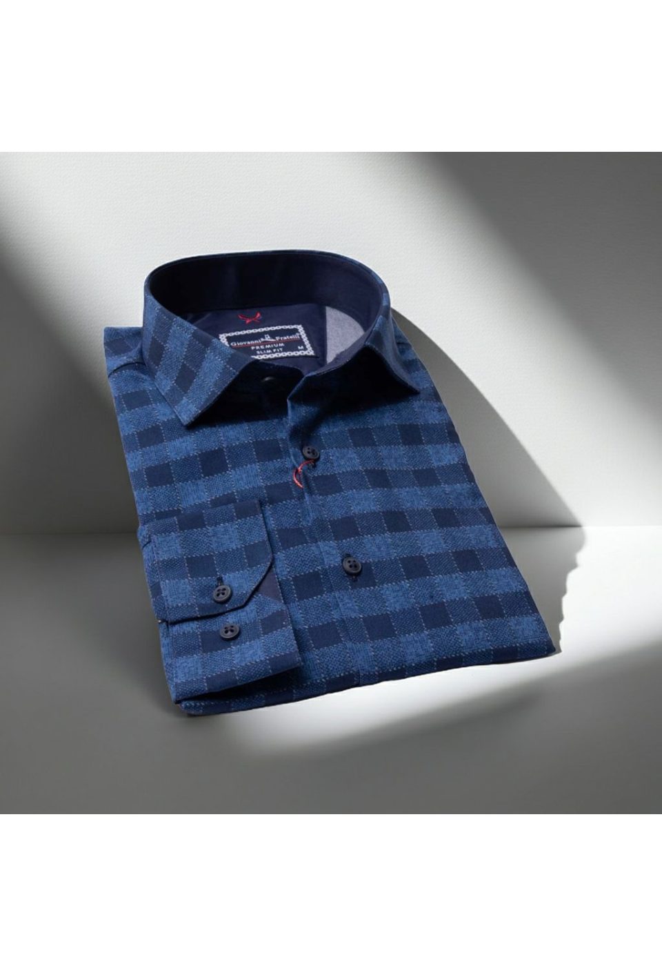 Slim Fit Uzun Kol Desenli Erkek Gömlek 3GMK311679016 - Giovanni Fratelli