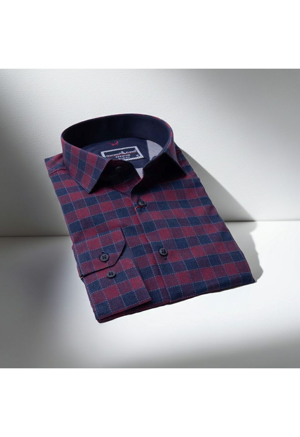 Slim Fit Uzun Kol Desenli Erkek Gömlek 3GMK311679017 - Giovanni Fratelli