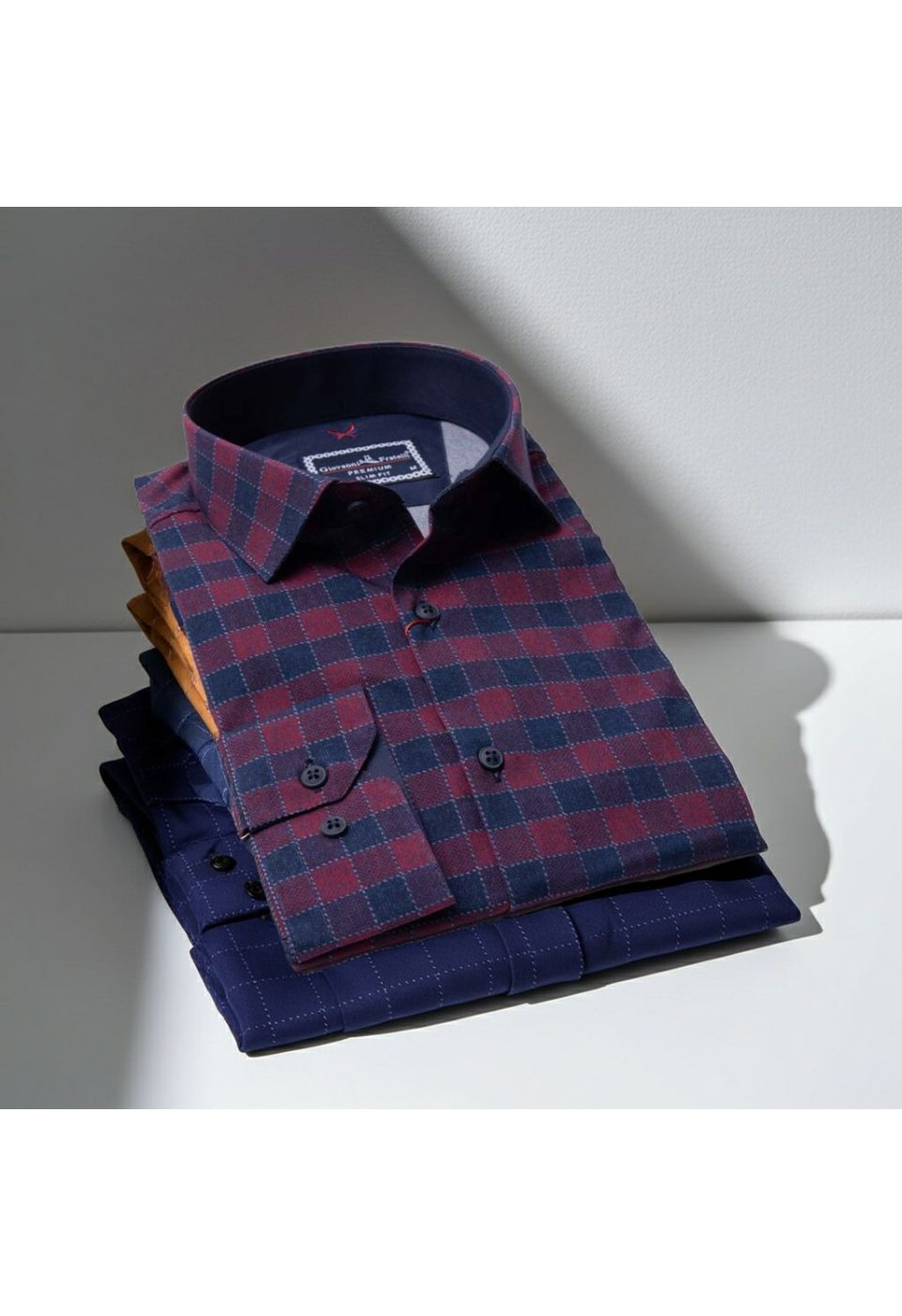 Slim Fit Uzun Kol Desenli Erkek Gömlek 3GMK311679017 - Giovanni Fratelli