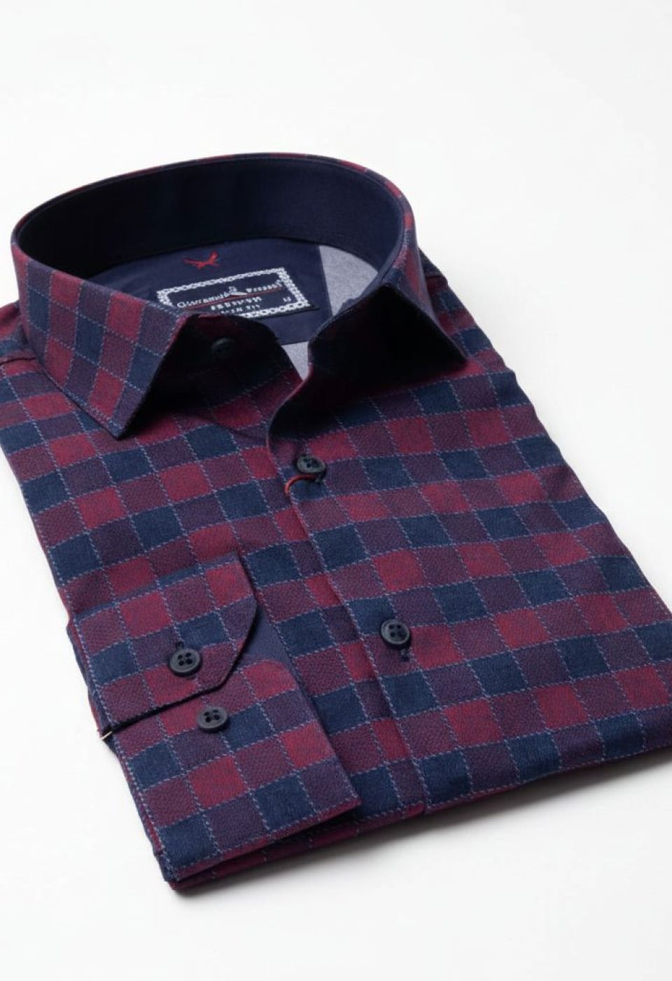 Slim Fit Uzun Kol Desenli Erkek Gömlek 3GMK311679017 Slim Fit Uzun Kol Desenli Erkek Gömlek 3GMK311679017