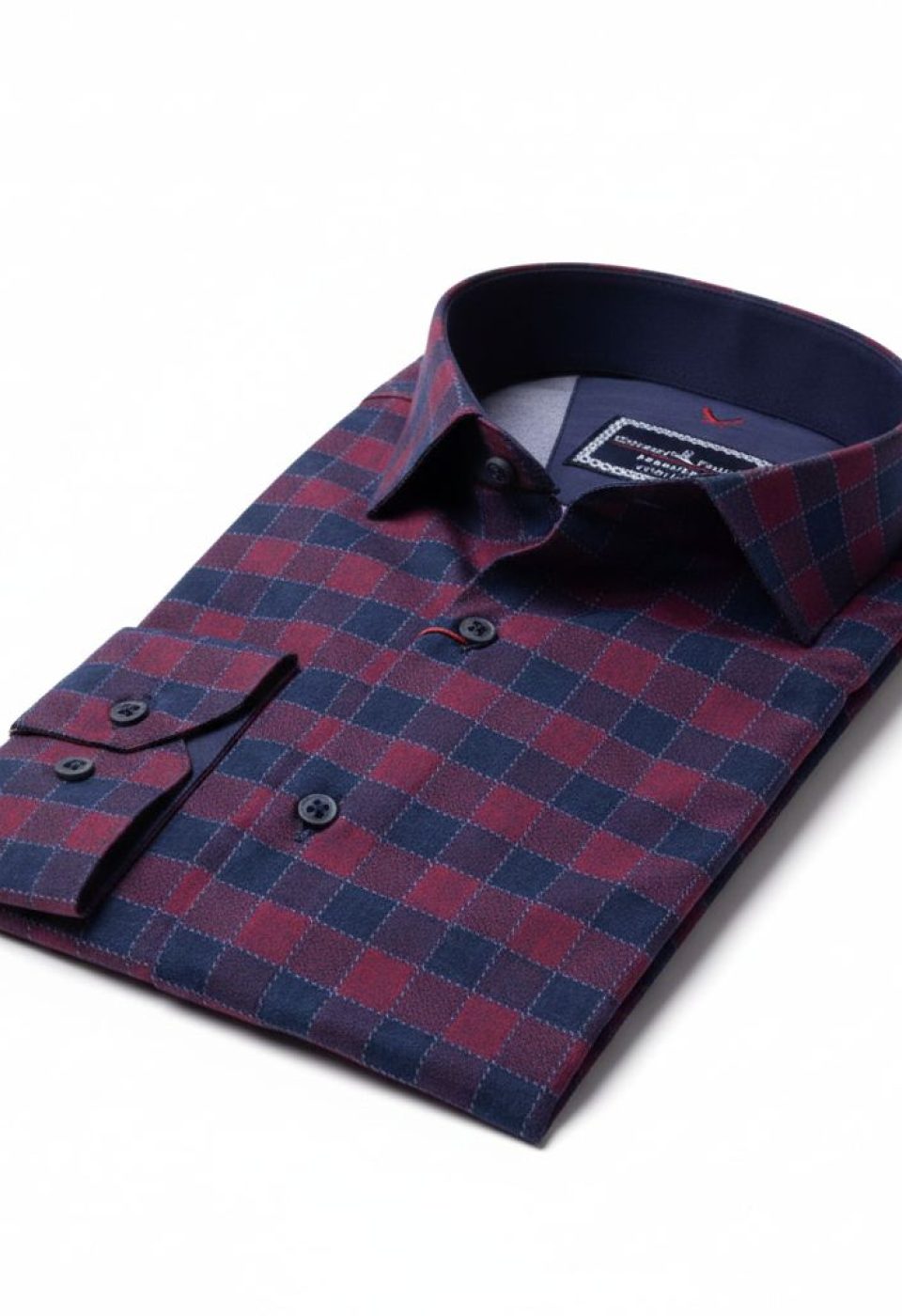 Slim Fit Uzun Kol Desenli Erkek Gömlek 3GMK311679017 - Giovanni Fratelli