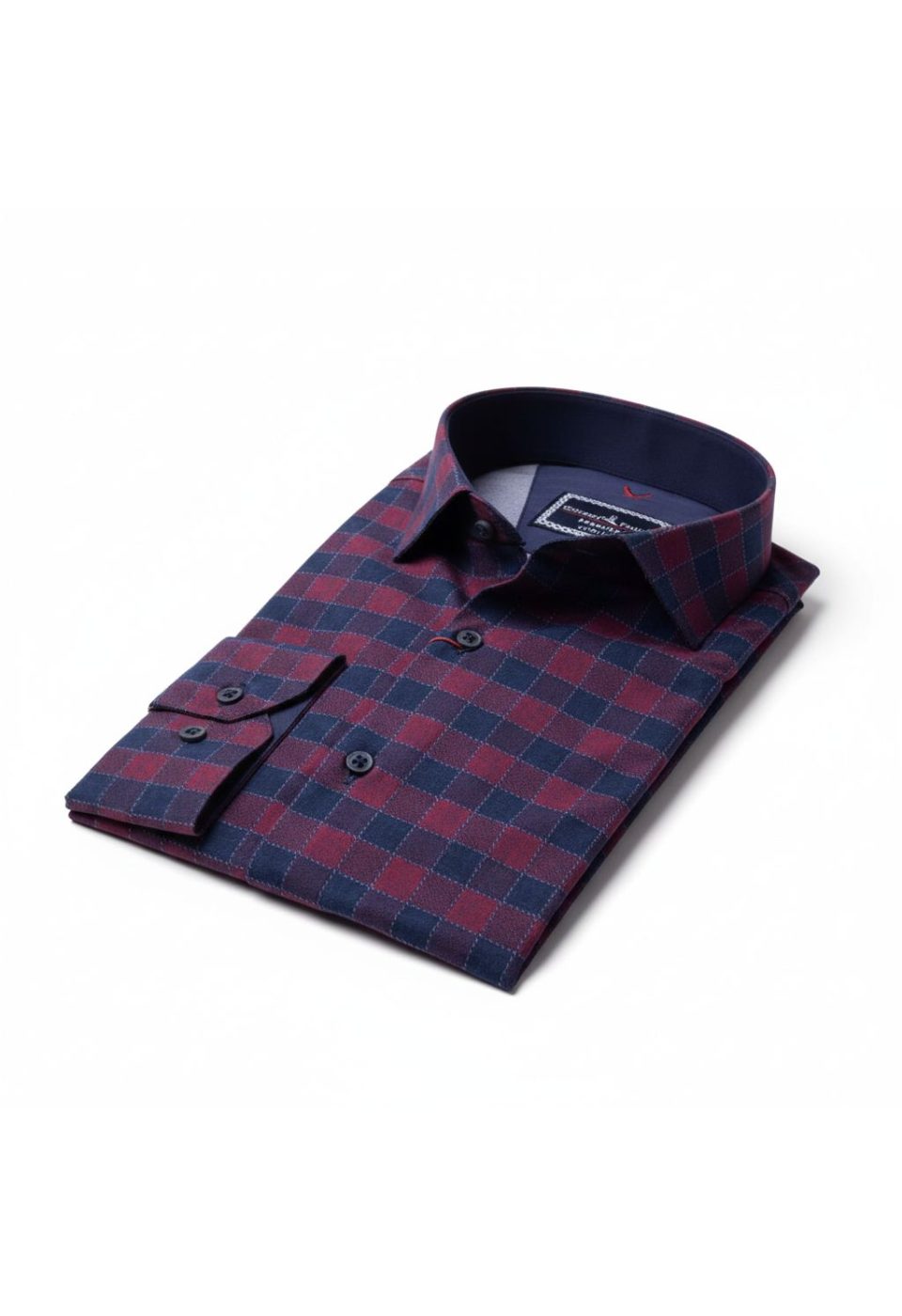 Slim Fit Uzun Kol Desenli Erkek Gömlek 3GMK311679017 - Giovanni Fratelli