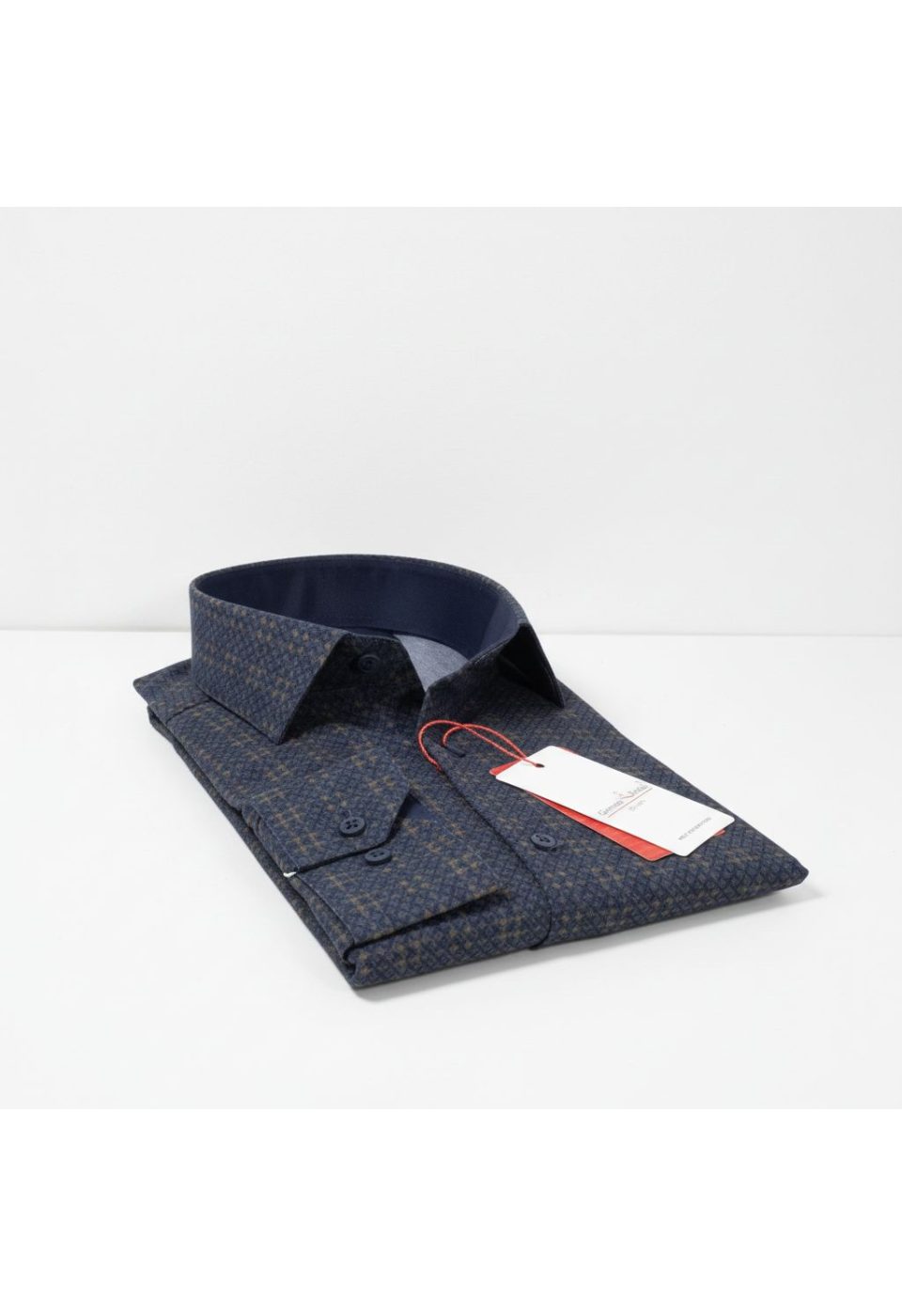 Slim Fit Uzun Kol Desenli Erkek Gömlek 3GMK311681002 - Giovanni Fratelli
