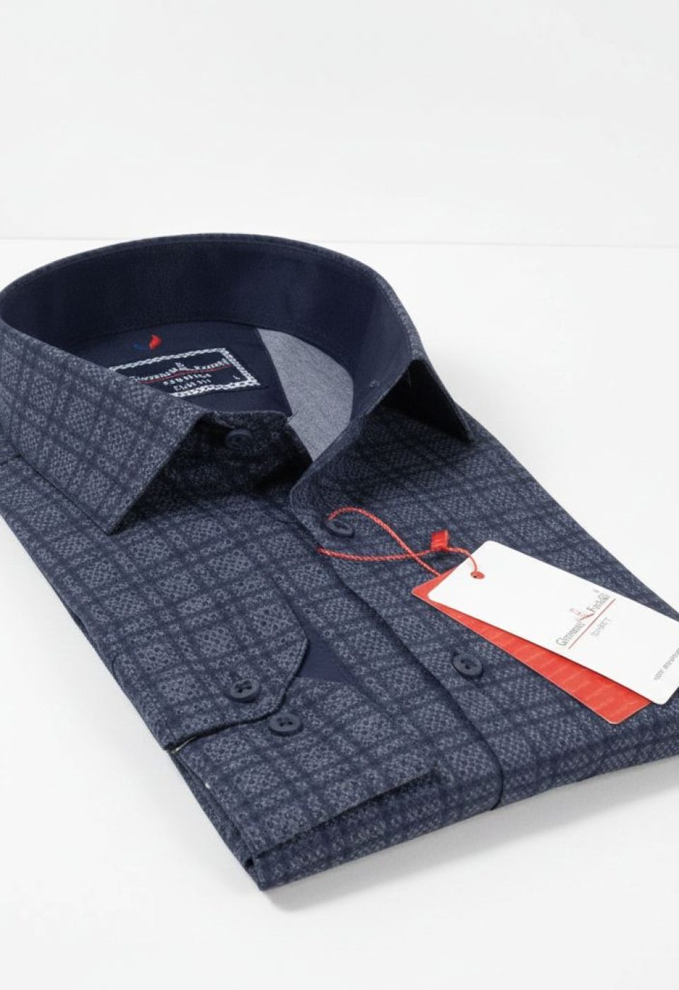 Slim Fit Uzun Kol Desenli Erkek Gömlek 3GMK311681004 Slim Fit Uzun Kol Desenli Erkek Gömlek 3GMK311681004