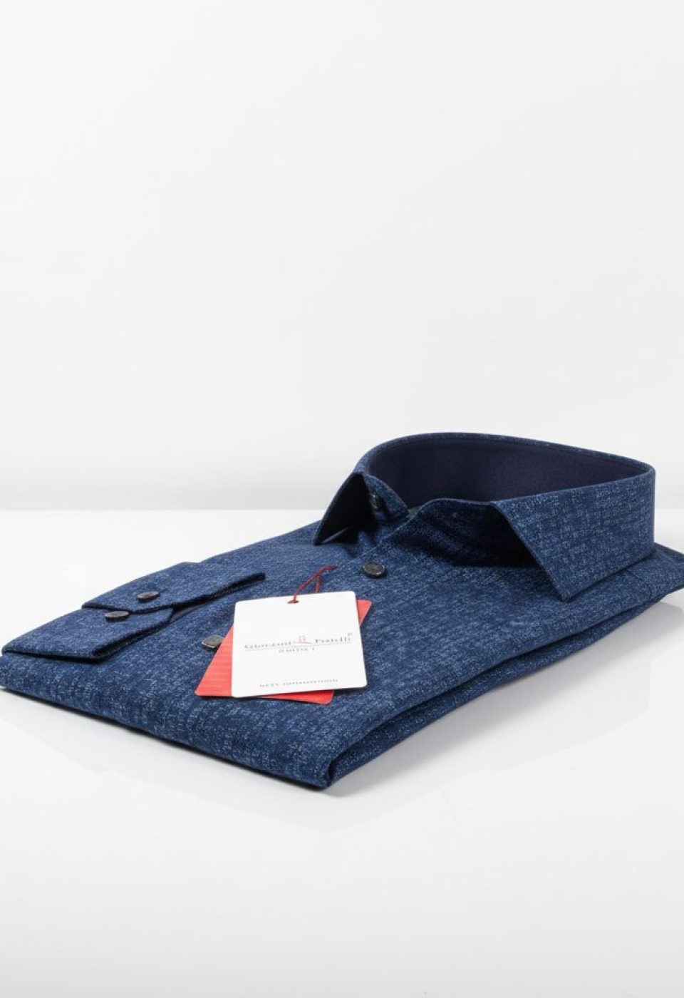 Slim Fit Uzun Kol Desenli Erkek Gömlek 3GMK311682006 - Giovanni Fratelli