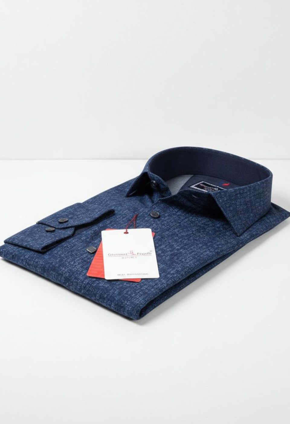 Slim Fit Uzun Kol Desenli Erkek Gömlek 3GMK311682006