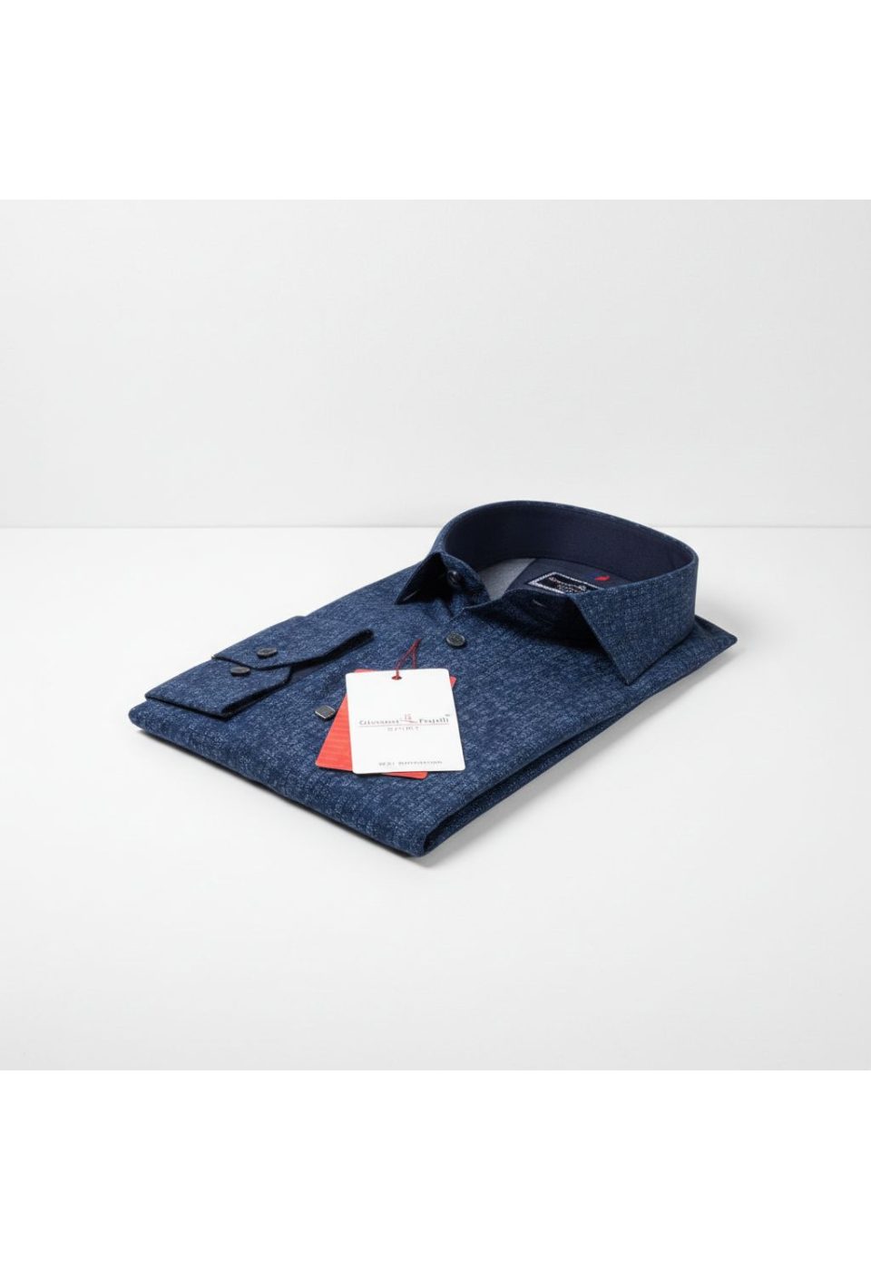 Slim Fit Uzun Kol Desenli Erkek Gömlek 3GMK311682006 - Giovanni Fratelli