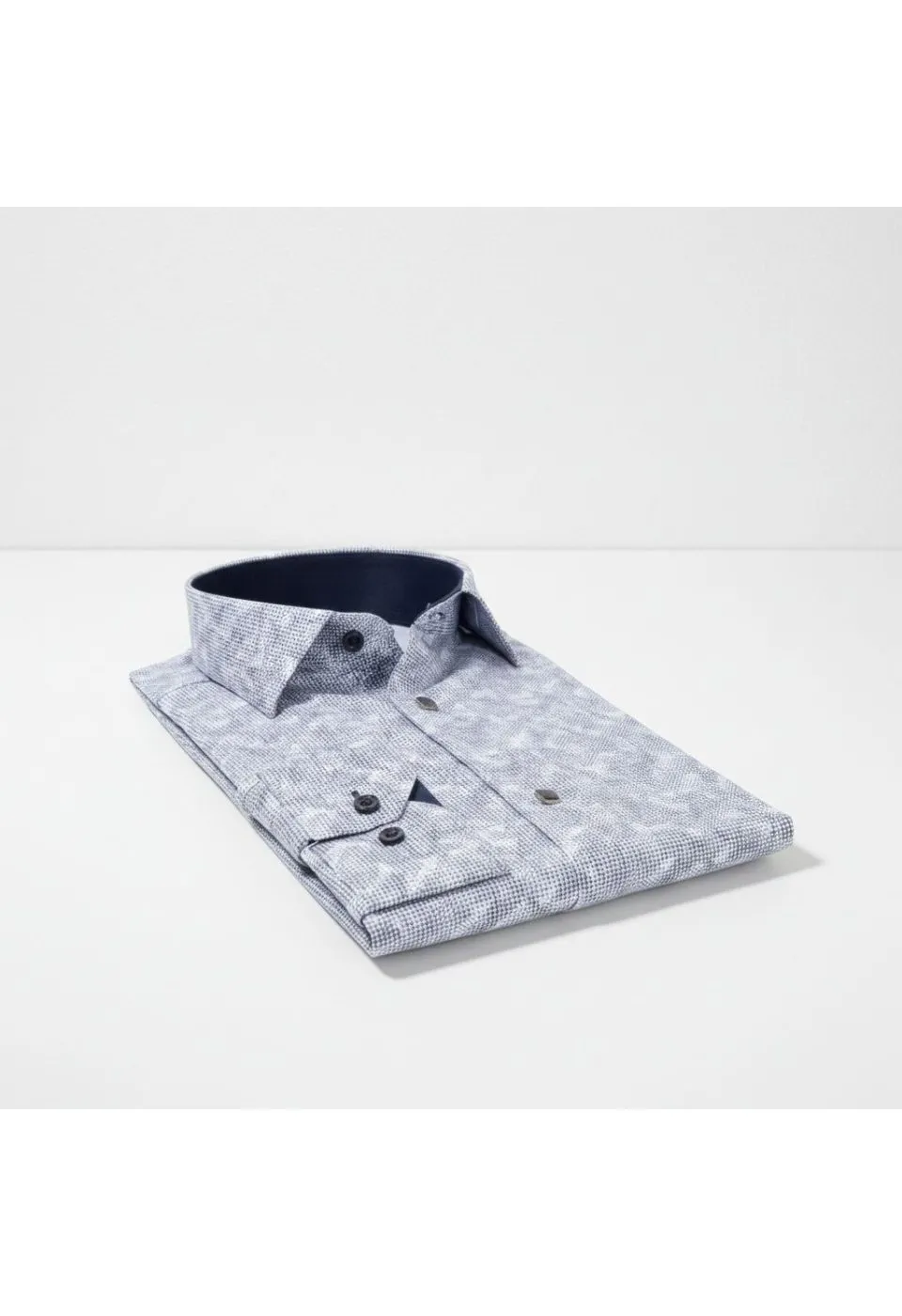 Slim Fit Uzun Kol Desenli Erkek Gömlek 3GMK311683004 - Giovanni Fratelli