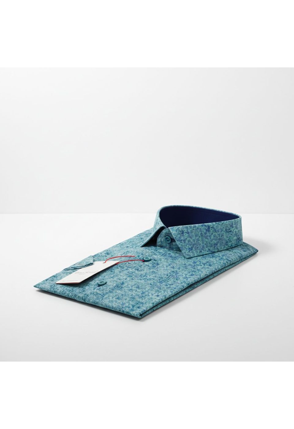 Slim Fit Kısa Kol Desenli Sıcak Baskı Erkek Gömlek 3GMK311716001 - Giovanni Fratelli