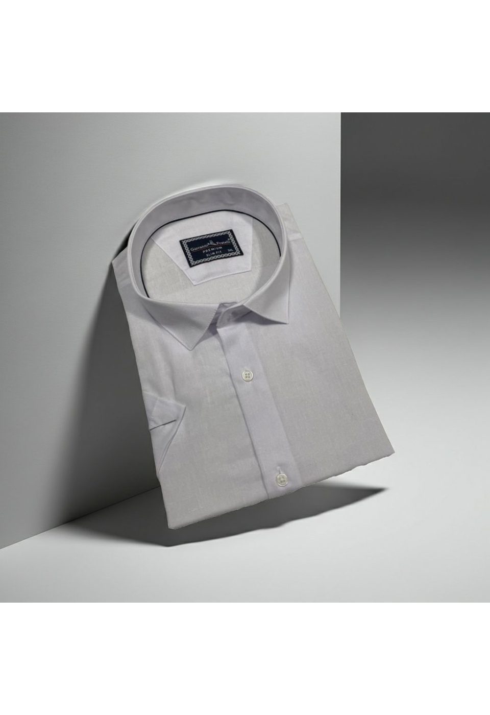 Büyük Beden Slim Fit Kısa Kol Desenli Erkek Gömlek 4GMK311740001 - Giovanni Fratelli