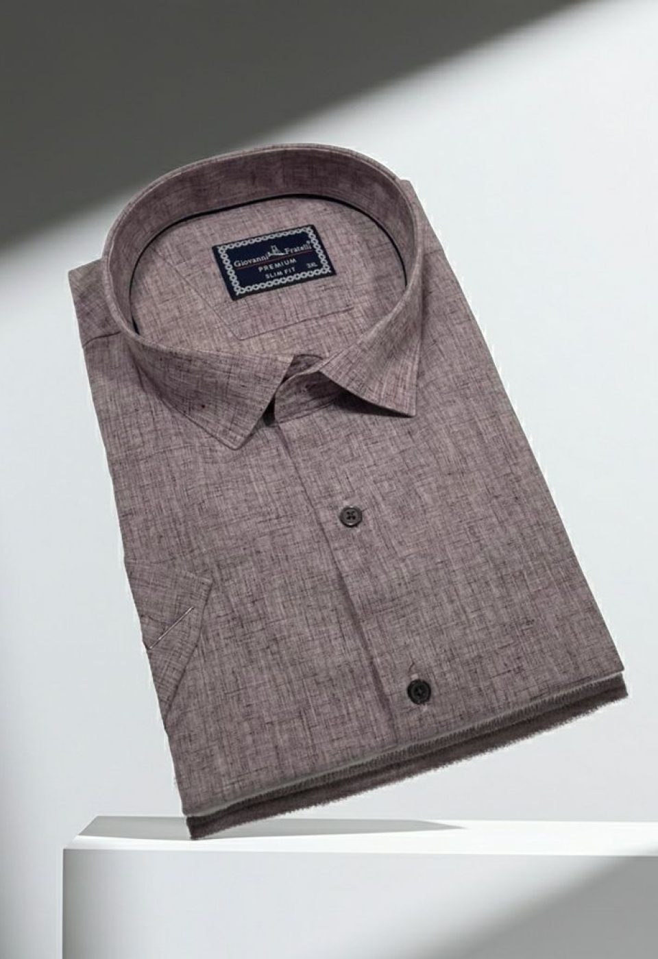 Büyük Beden Slim Fit Kısa Kol Desenli Erkek Gömlek 4GMK311740006 Büyük Beden Slim Fit Kısa Kol Desenli Erkek Gömlek 4GMK311740006