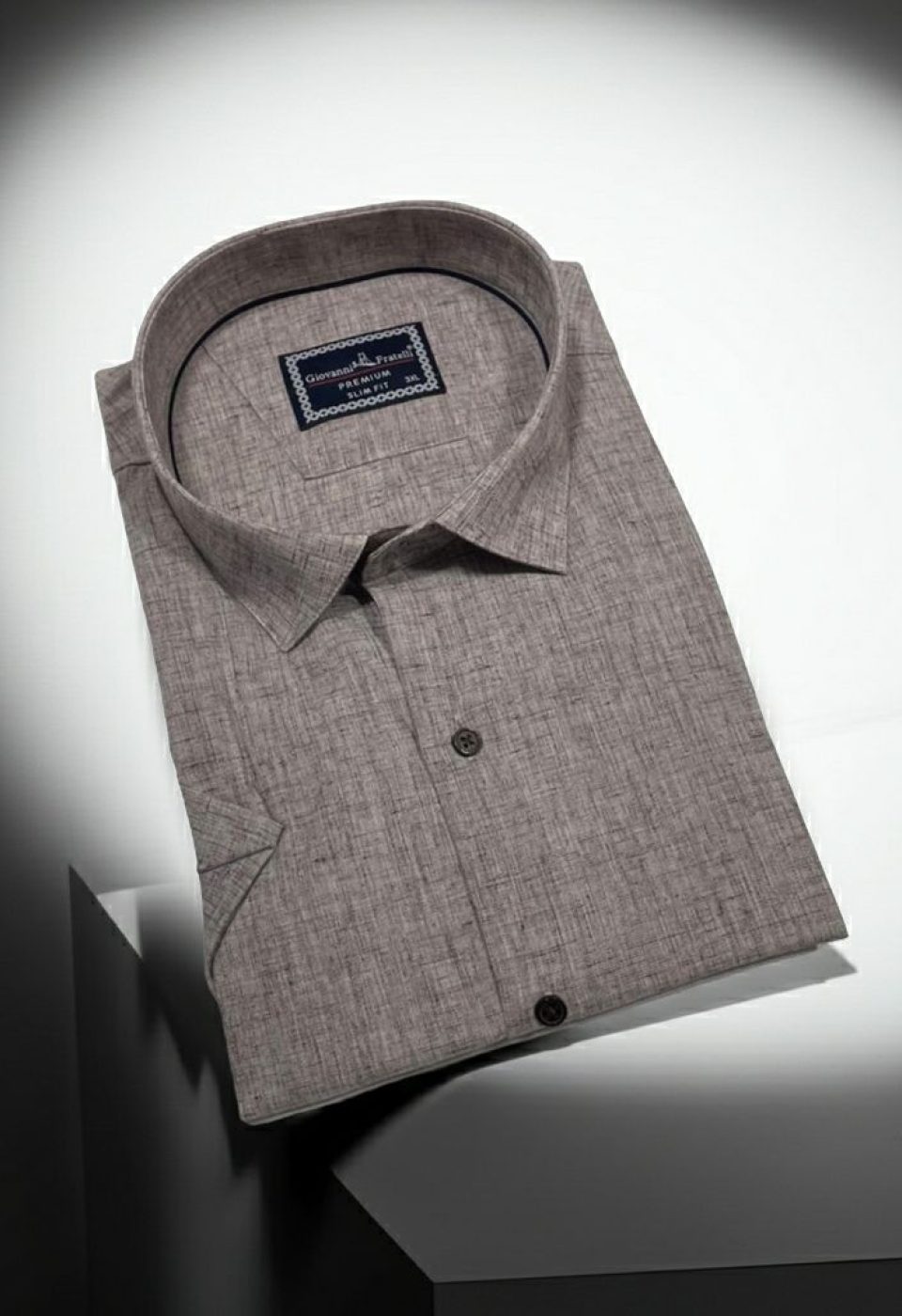Büyük Beden Slim Fit Kısa Kol Desenli Erkek Gömlek 4GMK311740010 Büyük Beden Slim Fit Kısa Kol Desenli Erkek Gömlek 4GMK311740010