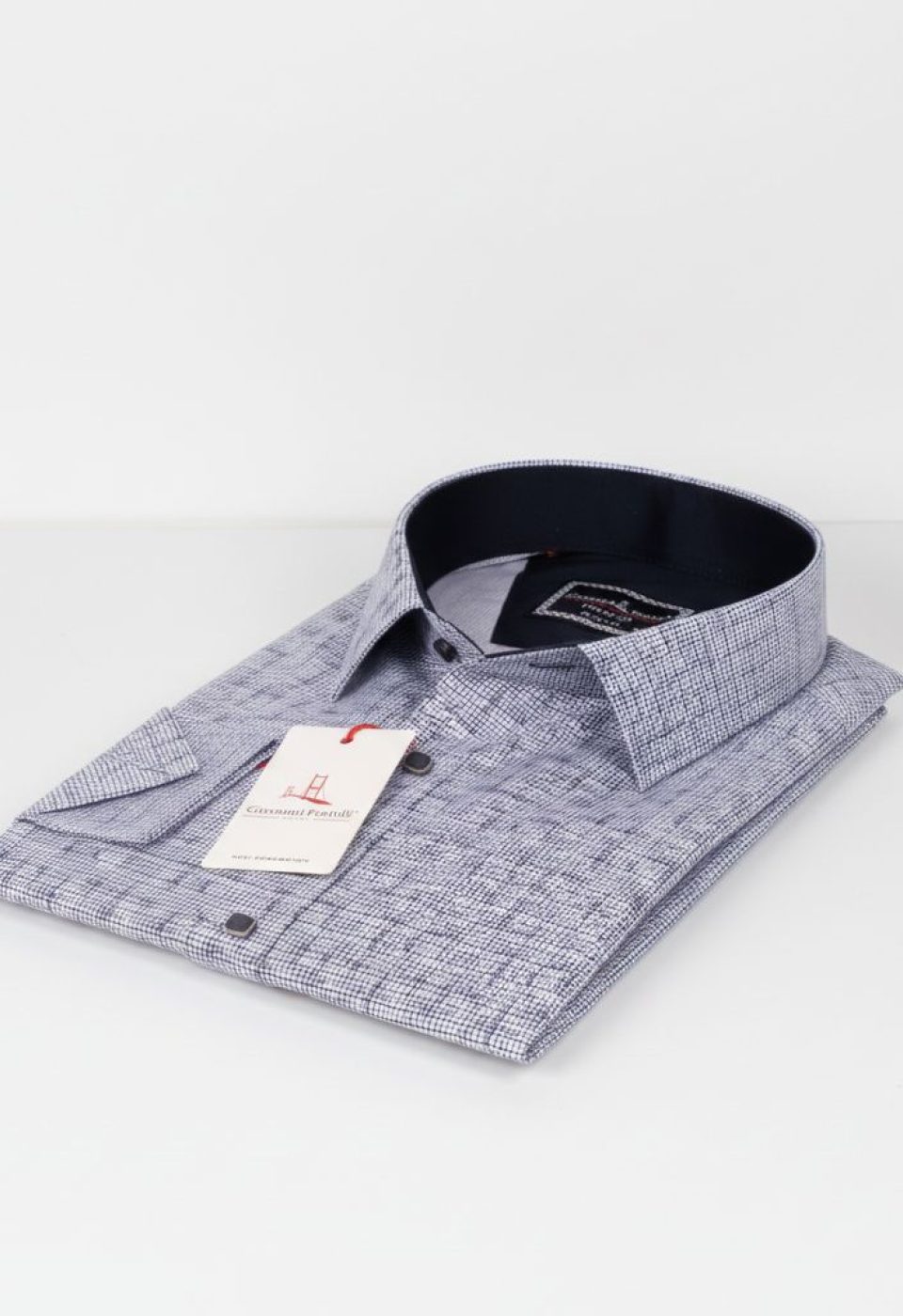 Büyük Beden Slim Fit Kısa Kol Desenli Erkek Gömlek 4GMK311744001 Büyük Beden Slim Fit Kısa Kol Desenli Erkek Gömlek 4GMK311744001