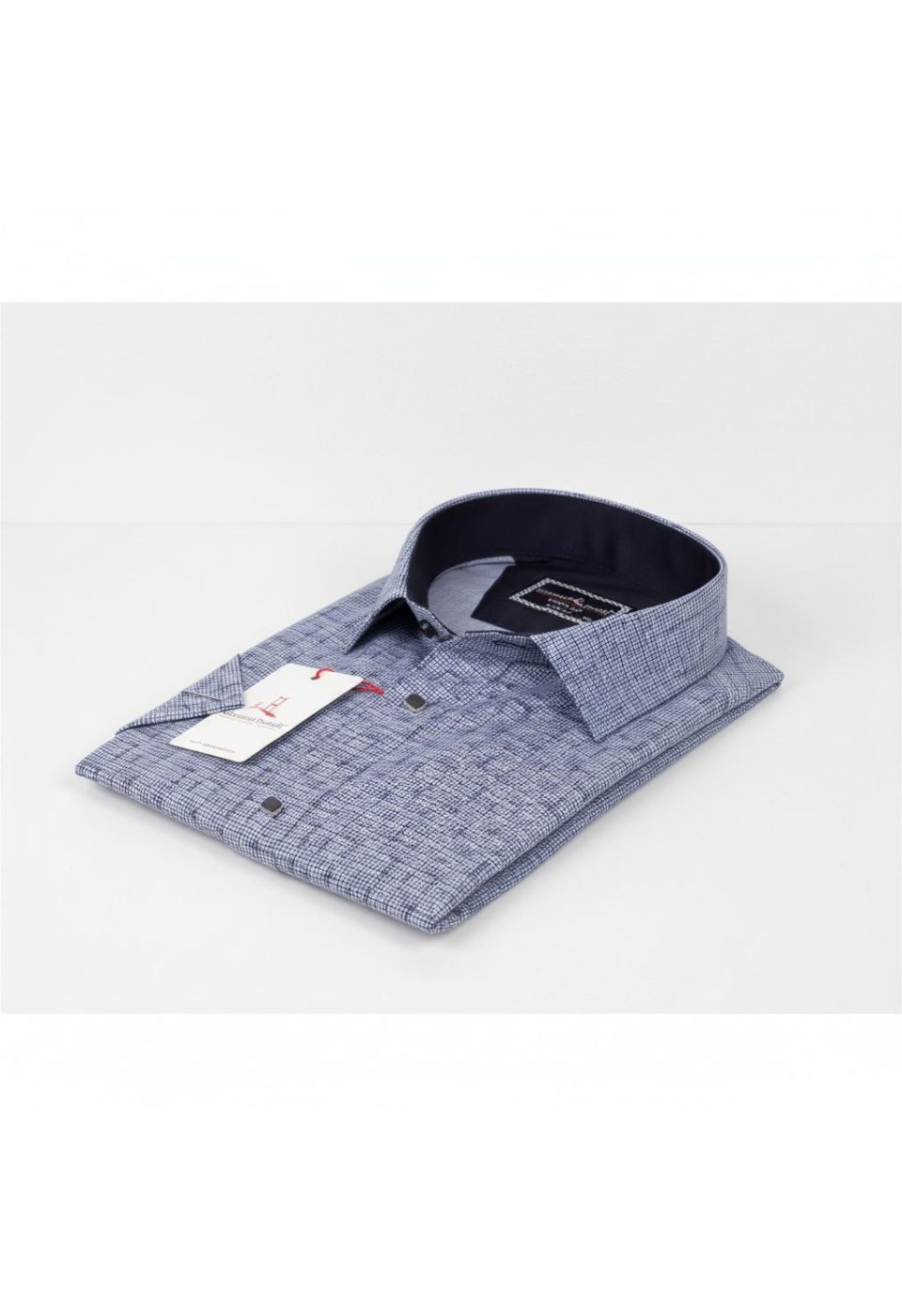 Büyük Beden Slim Fit Kısa Kol Desenli Erkek Gömlek 4GMK311744002 - Giovanni Fratelli
