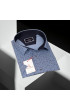 Büyük Beden Slim Fit Kısa Kol Desenli Erkek Gömlek 4GMK311744003