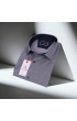 Büyük Beden Slim Fit Kısa Kol Desenli Erkek Gömlek 4GMK311745004