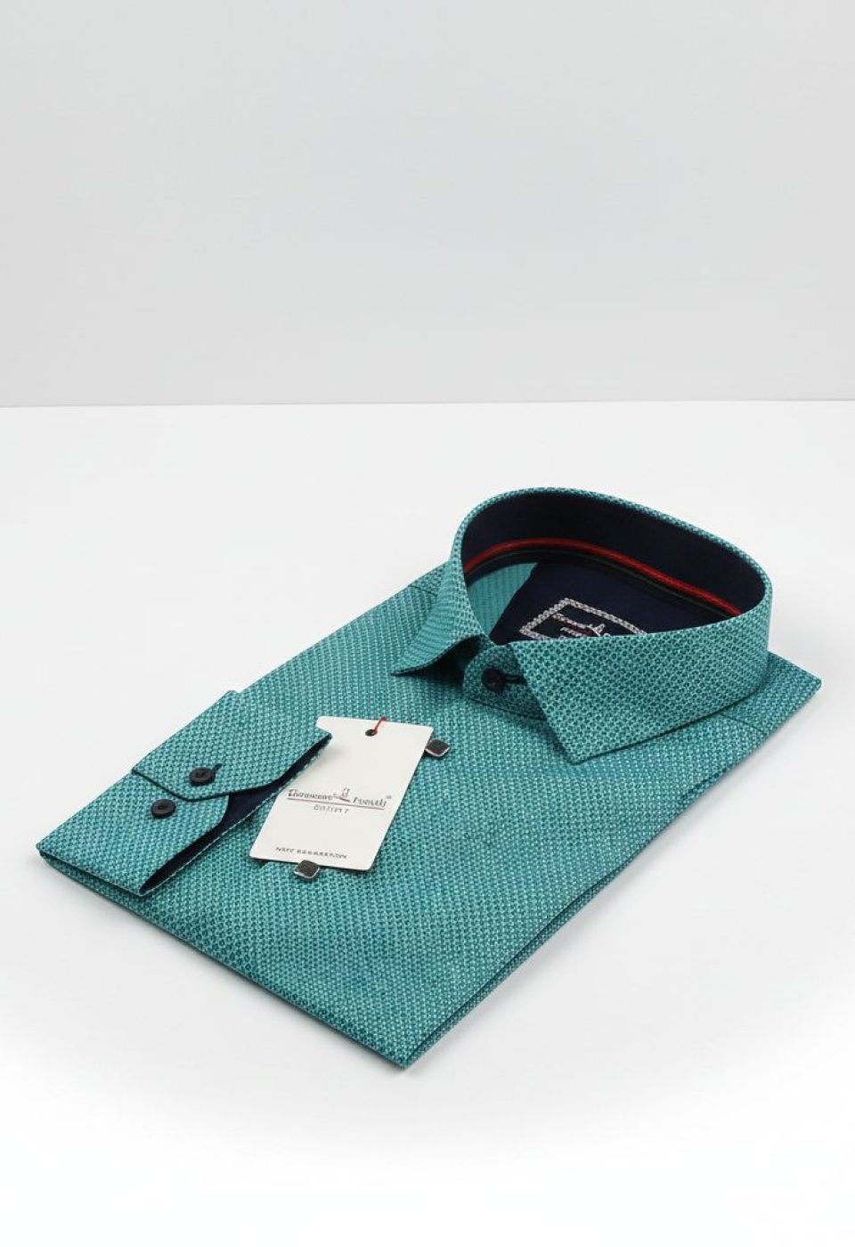 1805 CR 8 DROP 003 8 Drop Slim Fit Uzun Kol Desenli Erkek Gömlek 3GMK311805003 - Giovanni Fratelli
