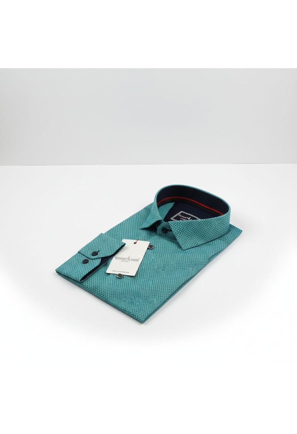 1805 CR 8 DROP 003 8 Drop Slim Fit Uzun Kol Desenli Erkek Gömlek 3GMK311805003 - Giovanni Fratelli