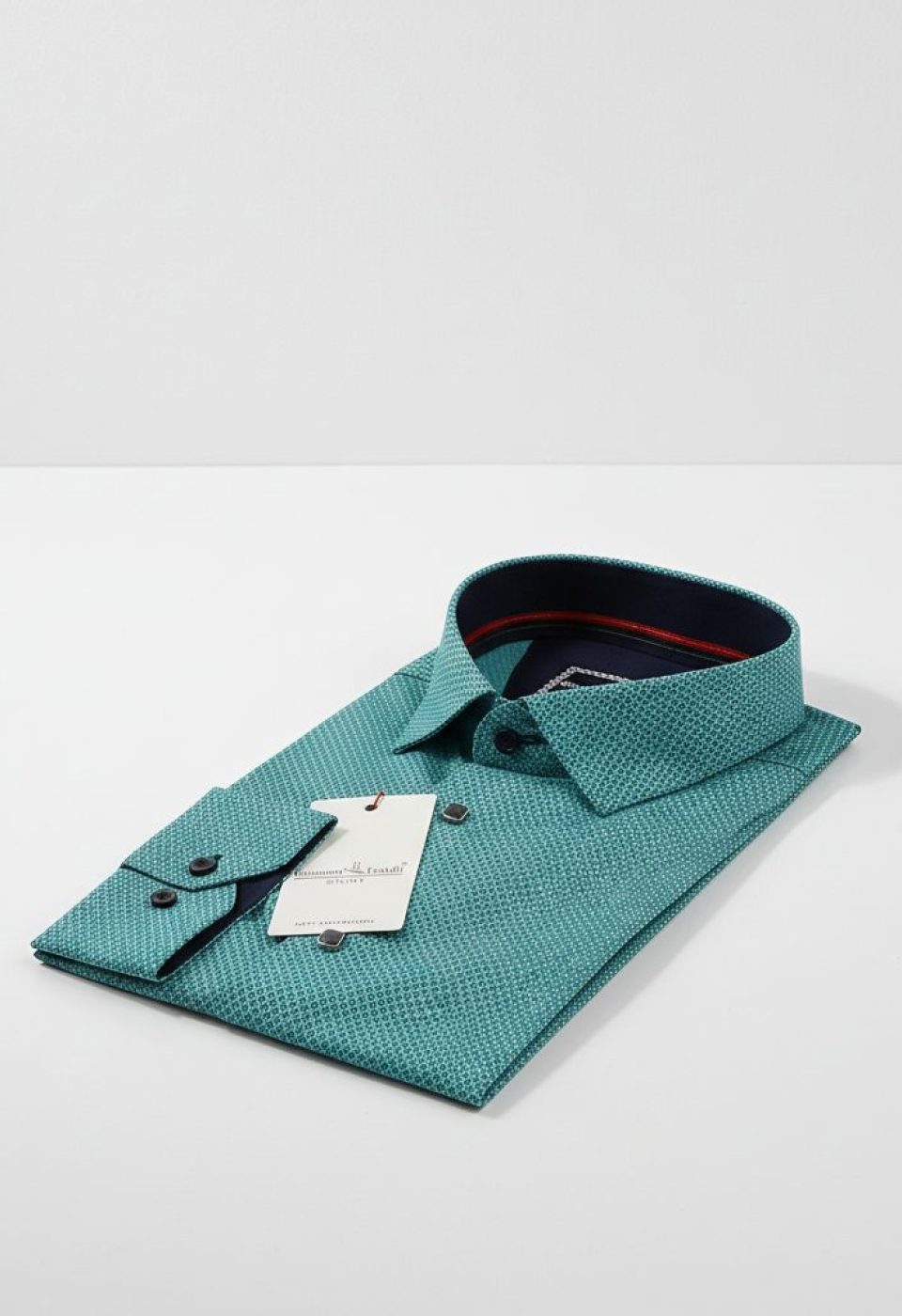 8 Drop Slim Fit Uzun Kol Desenli Erkek Gömlek 3GMK311805003