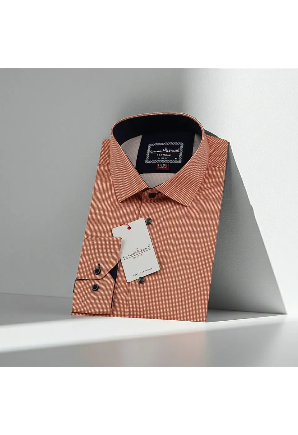 8 Drop Slim Fit Uzun Kol Dijital Baskılı Desenli Erkek Gömlek 3GMK311807009 - Giovanni Fratelli