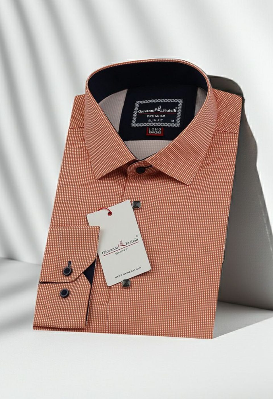 8 Drop Slim Fit Uzun Kol Dijital Baskılı Desenli Erkek Gömlek 3GMK311807009 - Giovanni Fratelli