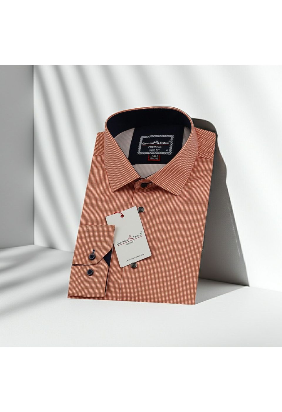8 Drop Slim Fit Uzun Kol Dijital Baskılı Desenli Erkek Gömlek 3GMK311807009 - Giovanni Fratelli