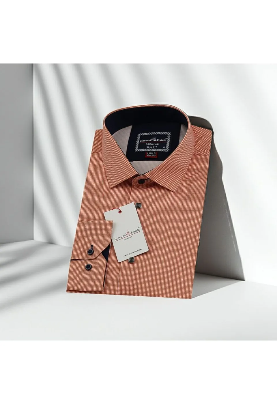 8 Drop Slim Fit Uzun Kol Dijital Baskılı Desenli Erkek Gömlek 3GMK311807009 - Giovanni Fratelli