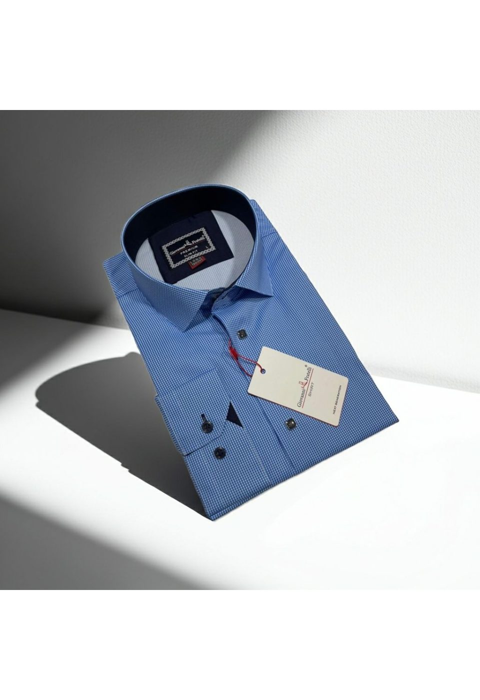 8 Drop Slim Fit Uzun Kol Dijital Baskılı Desenli Erkek Gömlek 3GMK311807013 - Giovanni Fratelli