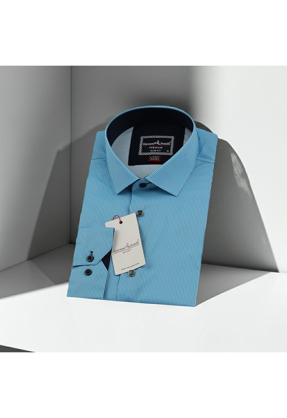 8 Drop Slim Fit Uzun Kol Dijital Baskılı Desenli Erkek Gömlek 3GMK311807014 - Giovanni Fratelli