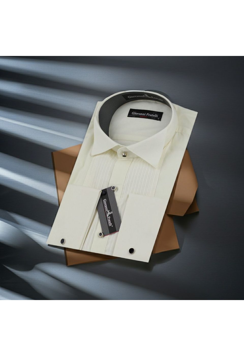 2018 CR D ATA 004 Slim Fit Düz Renk Kol Düğmeli Ata Yaka Erkek Gömlek 3GMK312018004 - Giovanni Fratelli