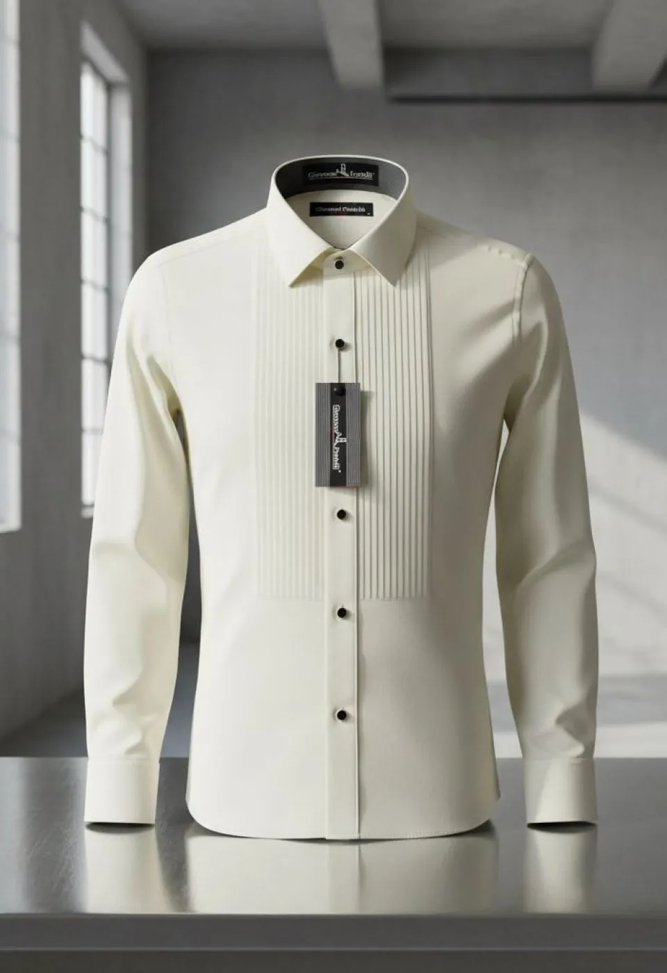 Slim Fit Düz Renk Kol Düğmeli Ata Yaka Erkek Gömlek 3GMK312018004 Slim Fit Düz Renk Kol Düğmeli Ata Yaka Erkek Gömlek 3GMK312018004