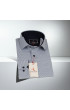 8 Drop Slim Fit Uzun Kol Saten Desenli Erkek Gömlek 3GMK312032001