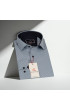 8 Drop Slim Fit Uzun Kol Saten Desenli Erkek Gömlek 3GMK312032006